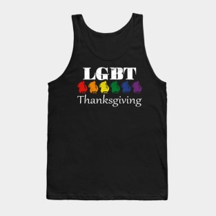 Pride Turkey Feast LGBT Thanksgiving Friendsgiving Tank Top
